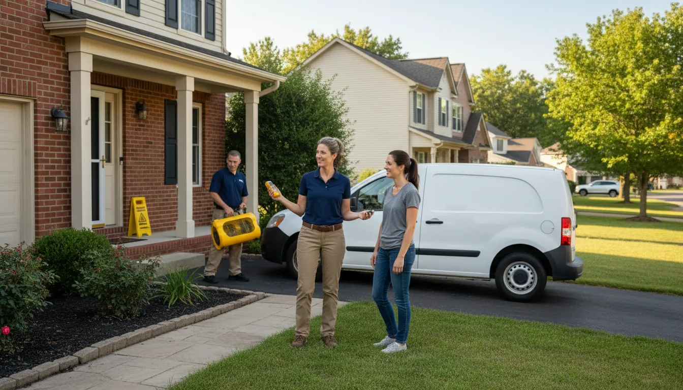 Water restoration image for Water Damage & Restoration Services in Dalzell, SC